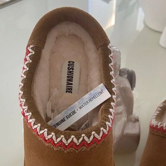 Anthropologie shoes Women's Huggy Genuine Suede Platform Mule with Memory Foam - Picture 3 of 7